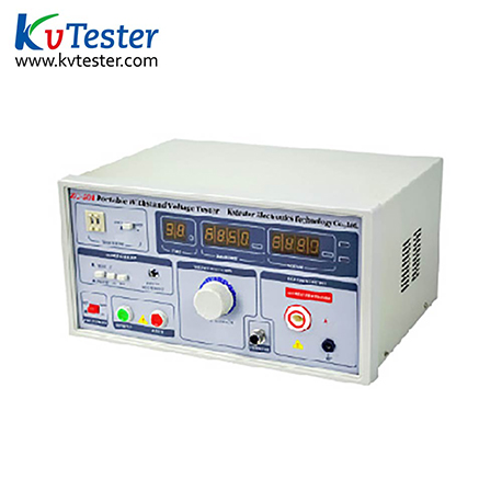 Portable withstand voltage tester